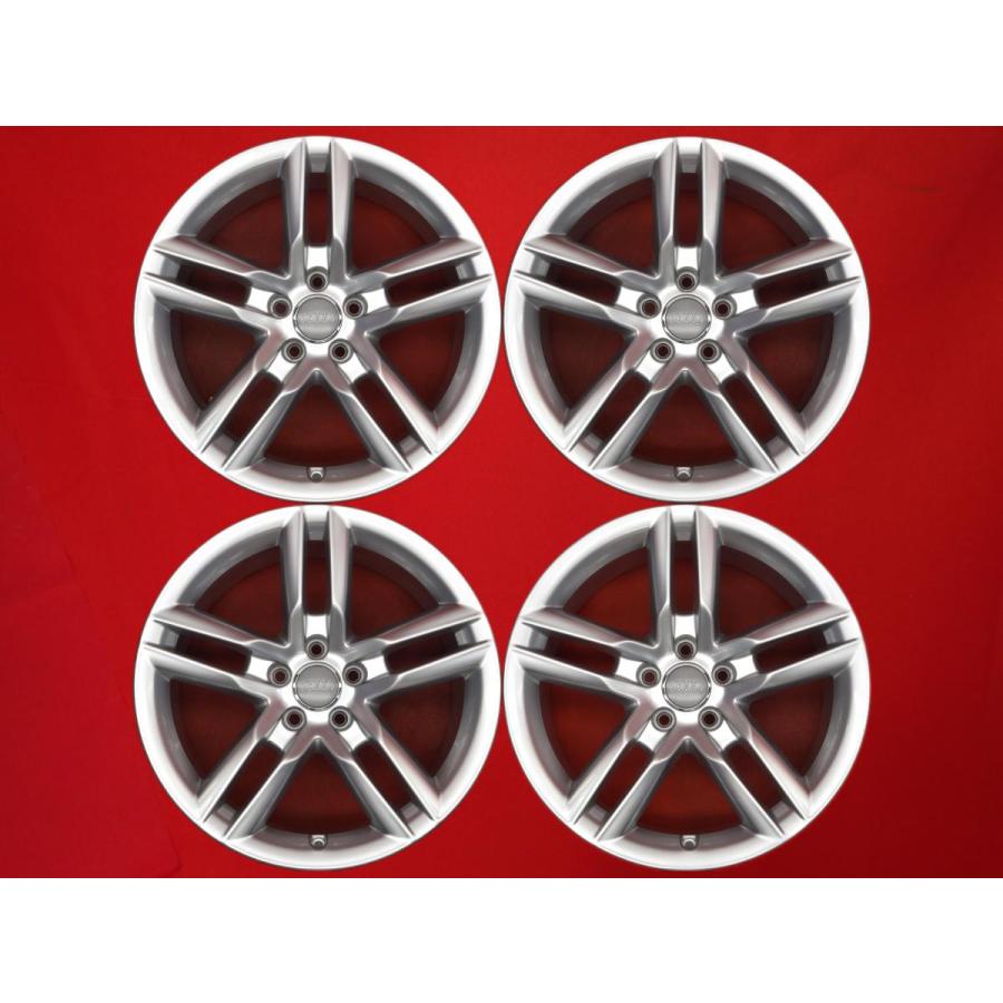 AUDI アウディ A5 8T S-line 純正 5スポーク ホイール 4本 8.5J-18