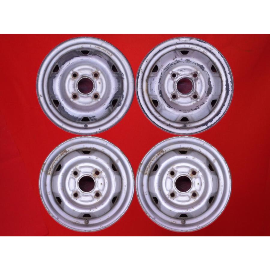 前後異サイズ 4本SET】ライトエース/タウンエース 純正 スチール 鉄