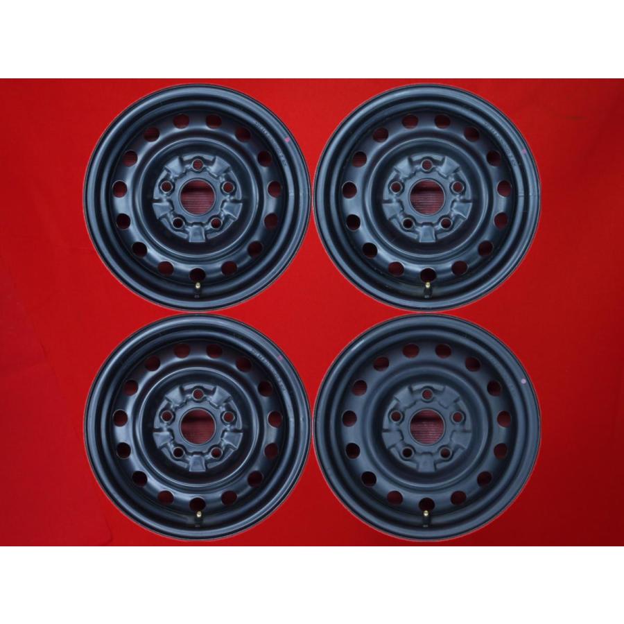 激安 4本セット】マツダ カペラ系 純正 スチール 鉄ホイール 鉄チン