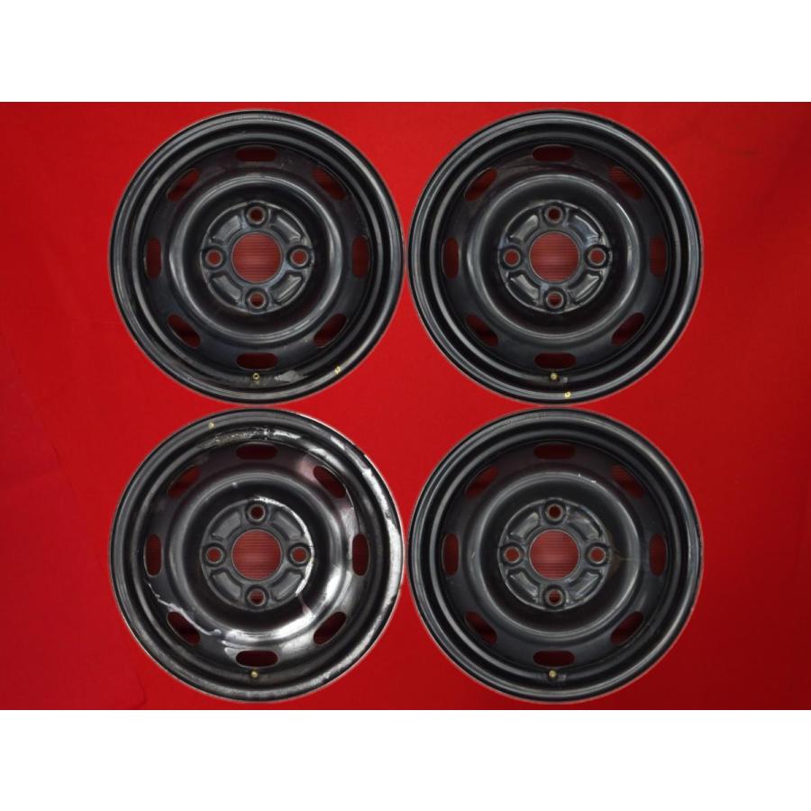 激安 4本セット】ホンダ 純正 スチール 鉄ホイール 鉄チン 中古品 14