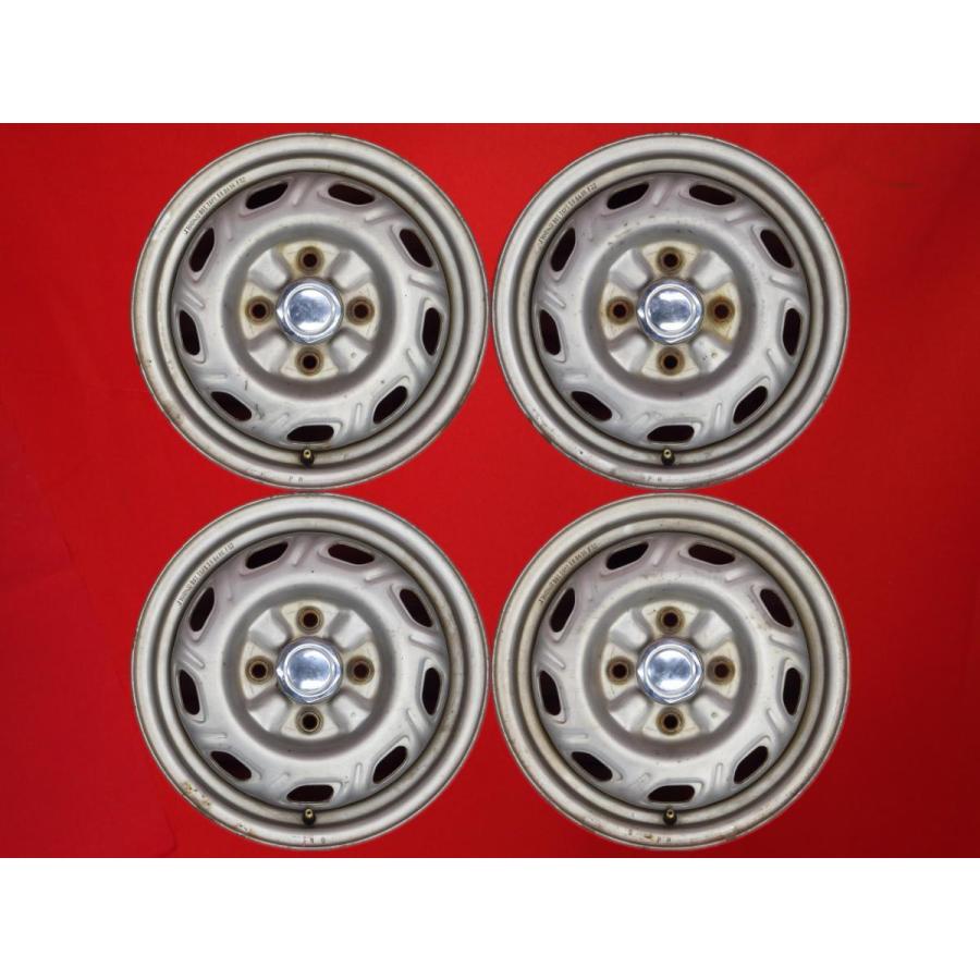 希少品 4本セット】三菱 純正 スチール 鉄ホイール 鉄チン 中古品 14