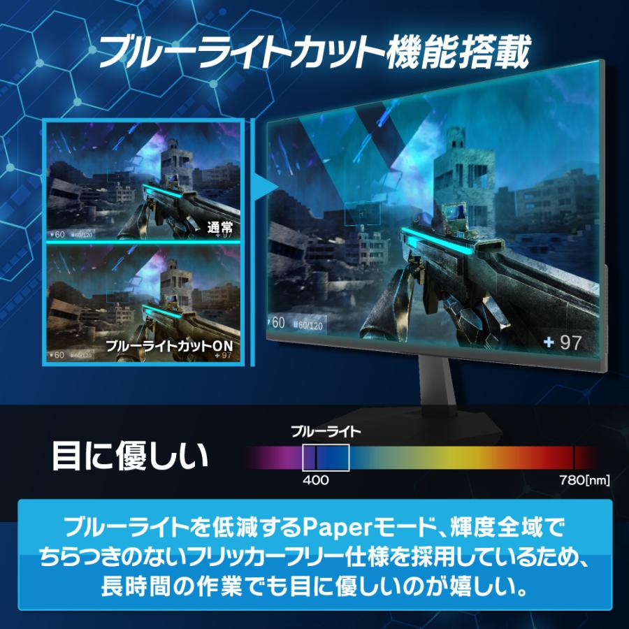 21.5インチ モニター 100Hz FHD VA ノングレア ベゼルレス フリッカー