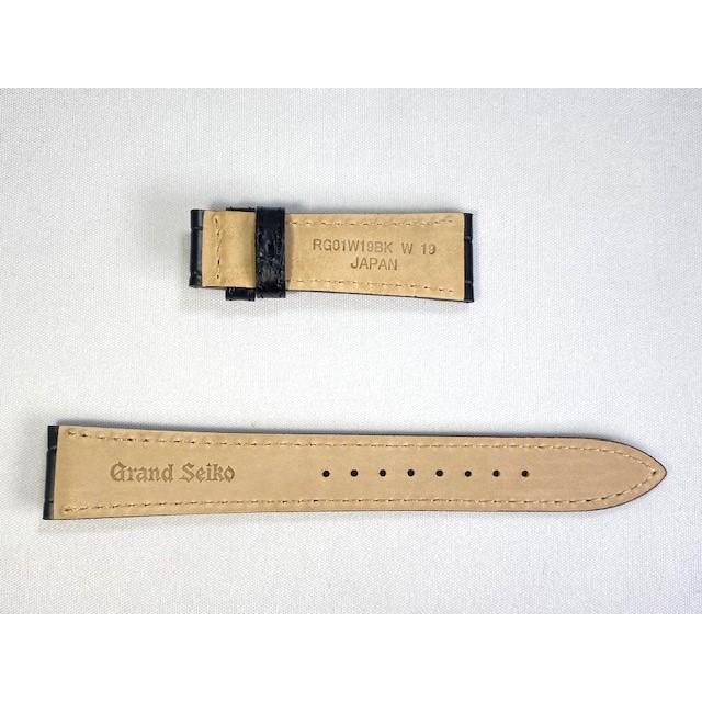 Grand Seiko RG01W19BK SEIKO グランドセイコー 19mm 純正革ベルト