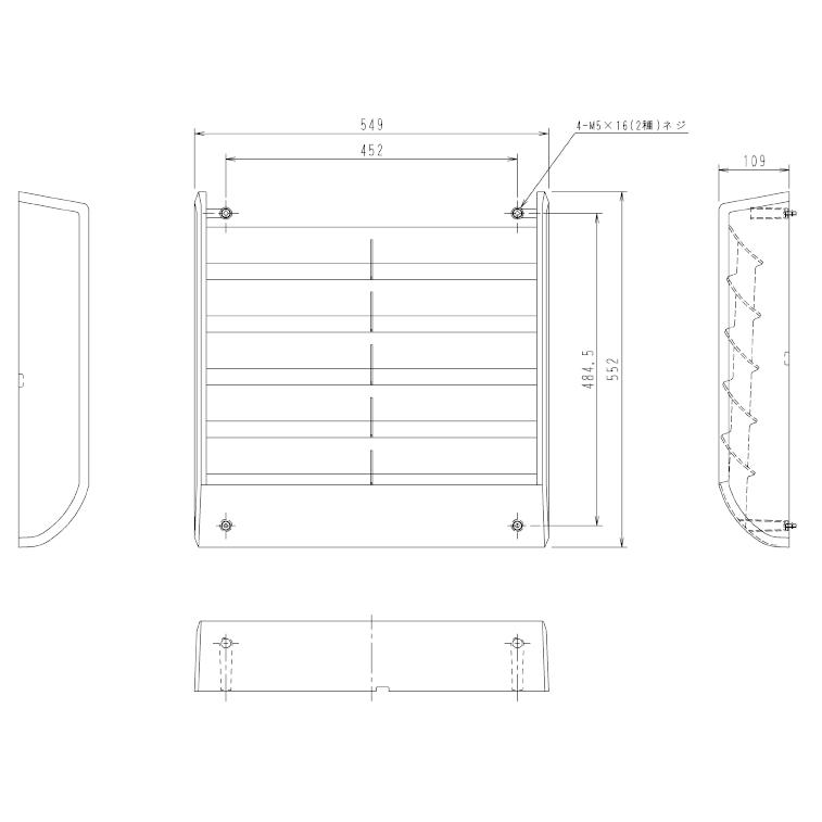 ダイキン（DAIKIN） KPW5F80 業務用エアコン 風向調整板 部材 : タカラ