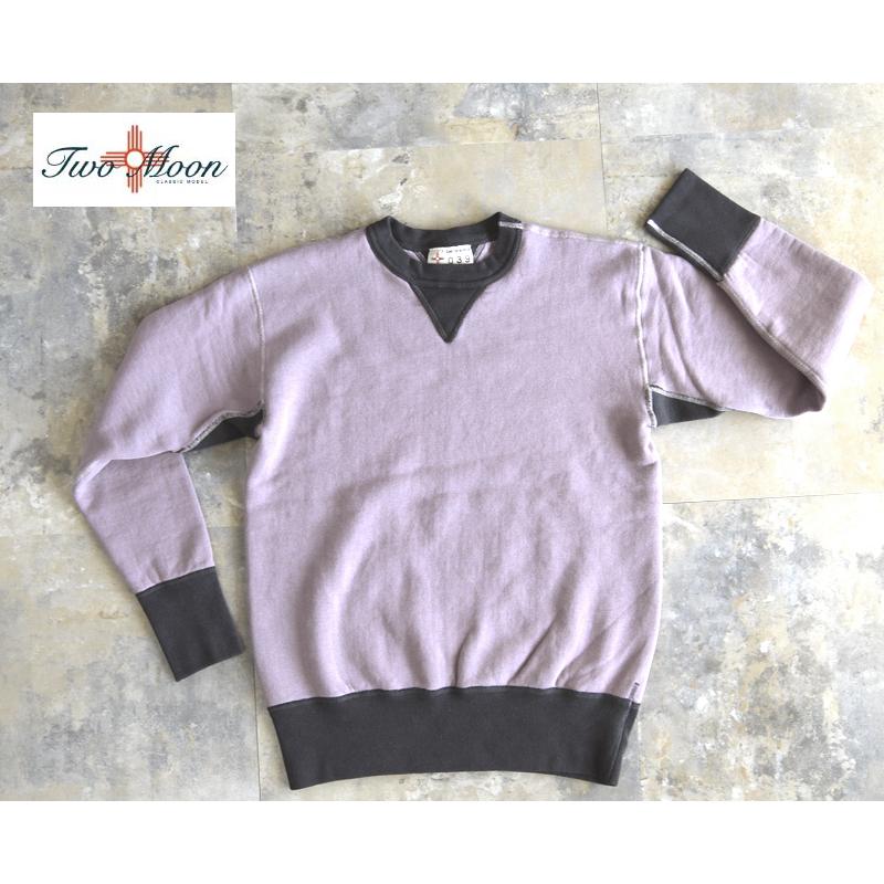 Two Moon トゥームーン 両V丸胴スウェットLimited Edition / PURPLE