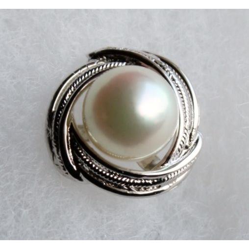 パールタイピン 8-8.5mm シルバー製 伊勢志摩産 アコヤ本真珠