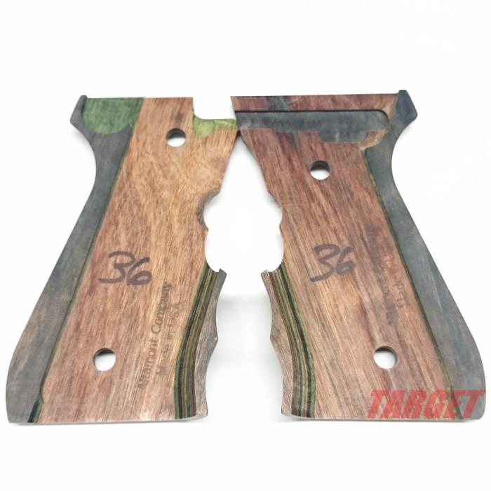 アルタモント ベレッタ M92F用 木製グリップ オーバーサイズ