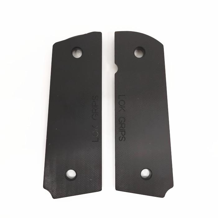LOKGRIPS 1911フルサイズ用 G10製グリップ Double Diamond チェッカー