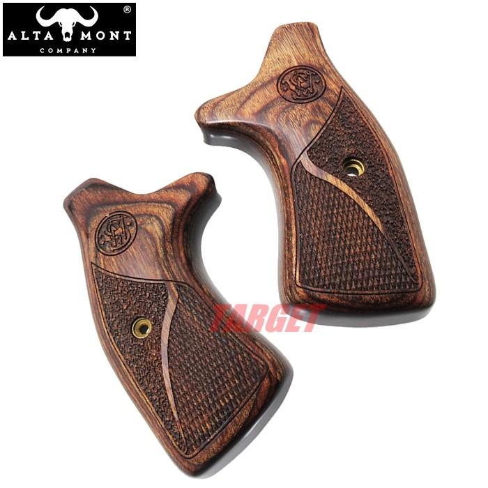 アルタモント S&W Jフレーム用 木製グリップ オーバーサイズ