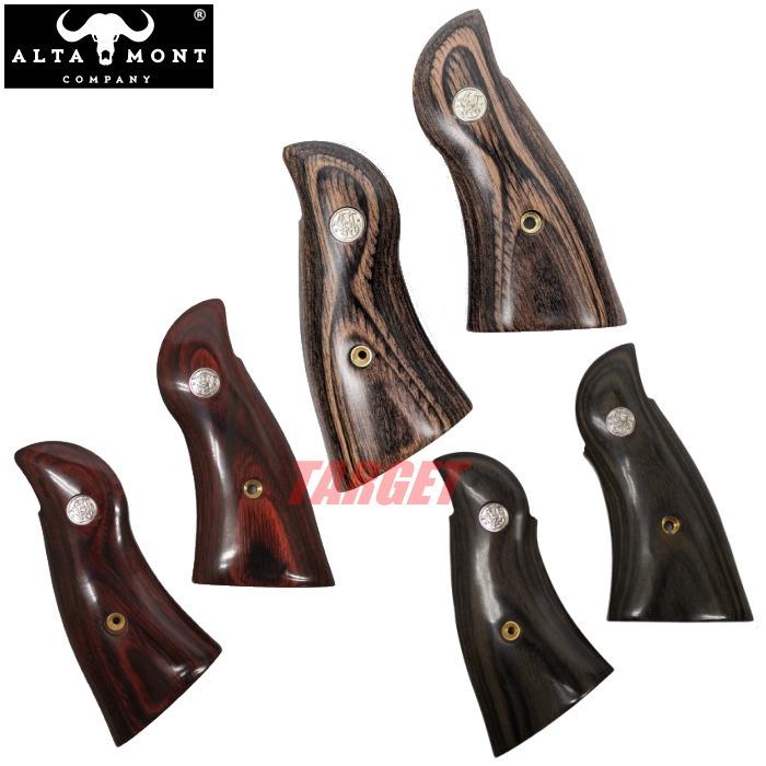 ☆アルタモント S&W Nフレーム スクエアバット用 木製グリップ