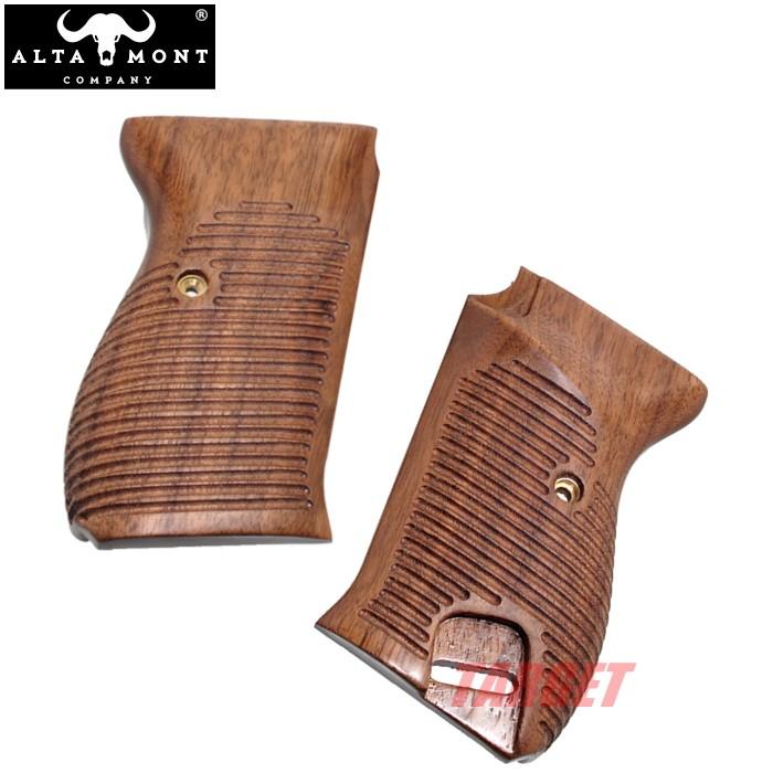 アルタモント ワルサー P38用 木製グリップ ミリタリータイプ