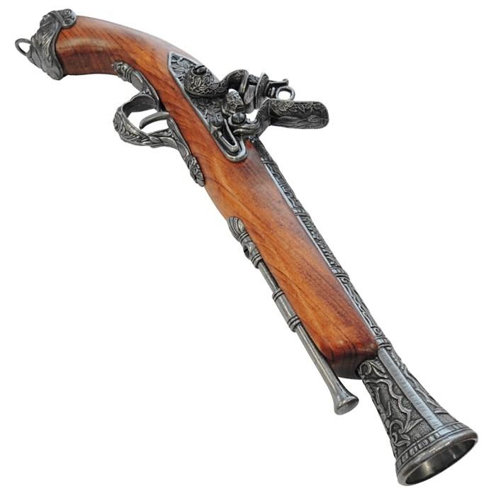 ☆DENIX フリントロック パイレーツピストル イタリア グレー 1031/G