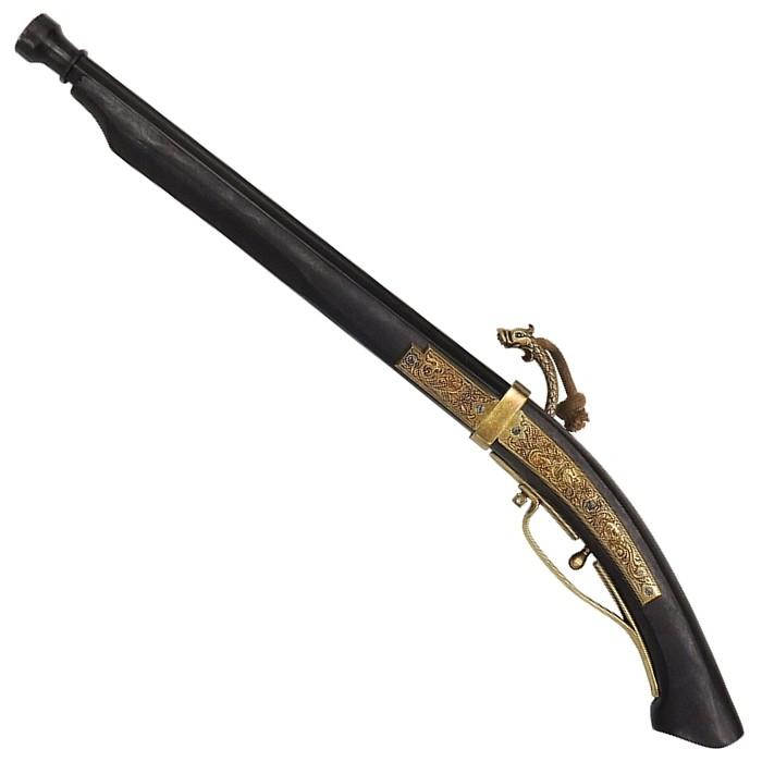 ☆DENIX 火縄銃 種子島 ポルトガル伝来モデル 日本 黒 1272/N