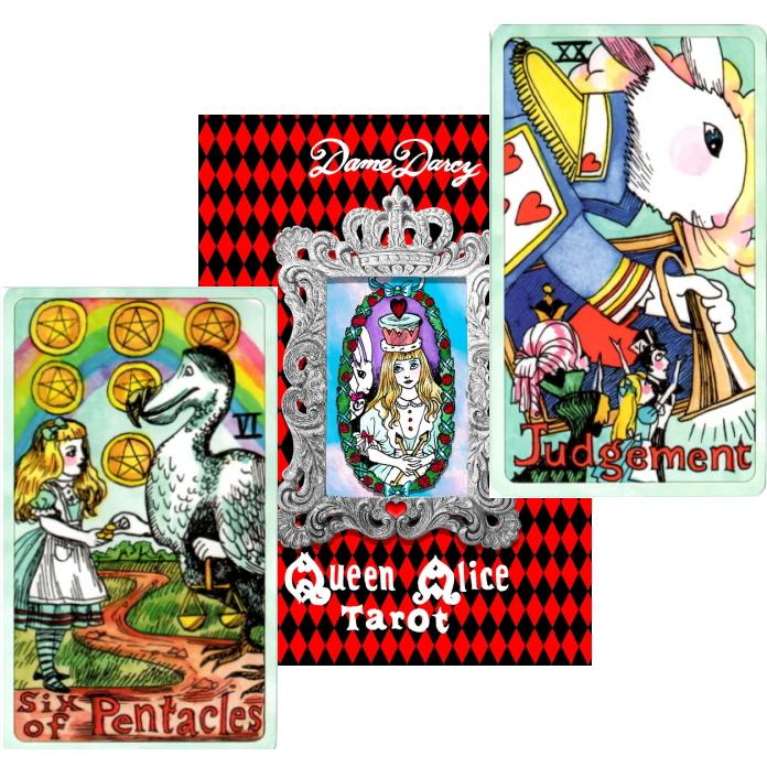正規品・直輸入】 クイーン アリス タロット シルバーエッジの豪華