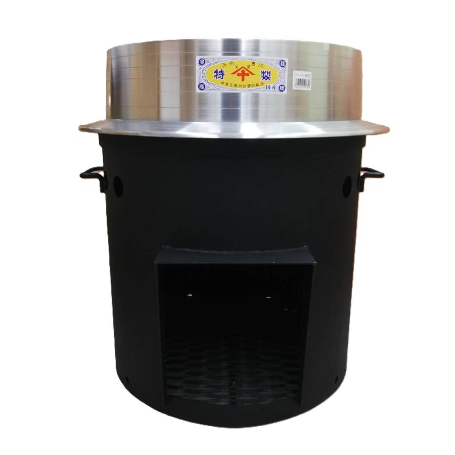 国産品 特製 極厚特大かまど NK-650 (羽釜60cm付き) 本体厚み3mm (大