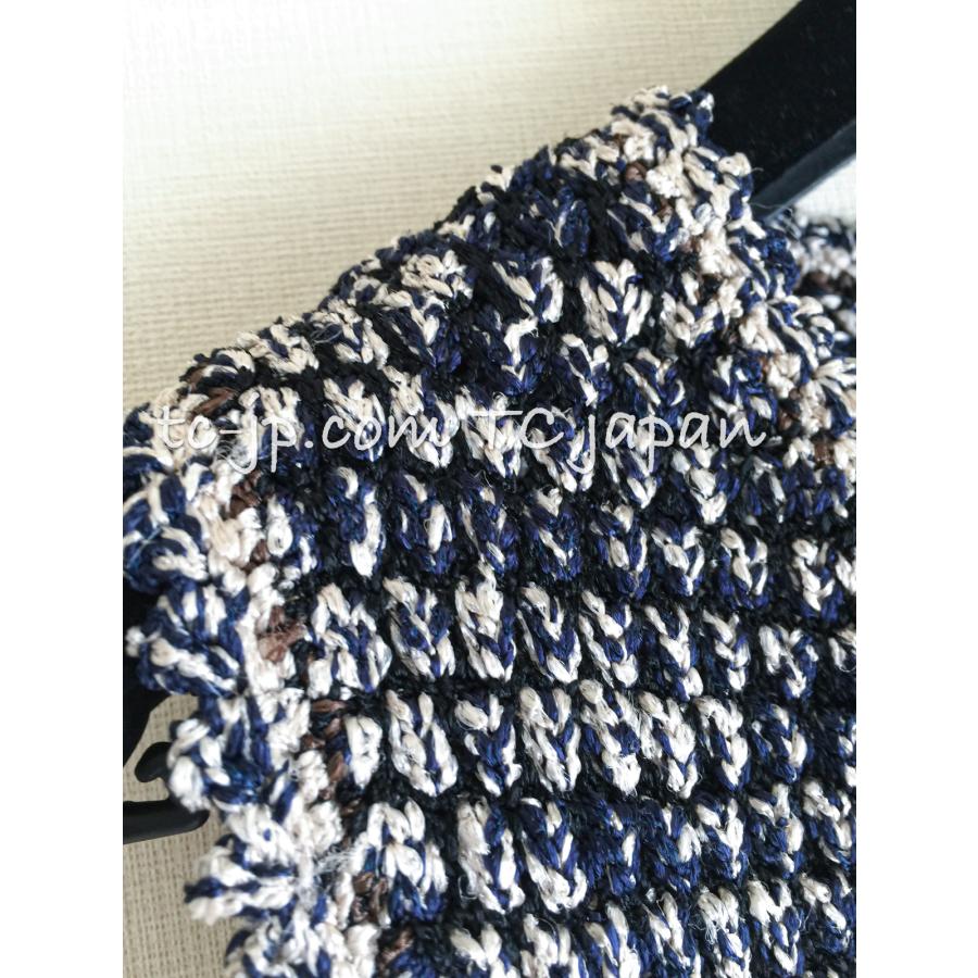 CHANEL（シャネル） ワンピース 女優着 ネイビー 紺 CCロゴ刺繍