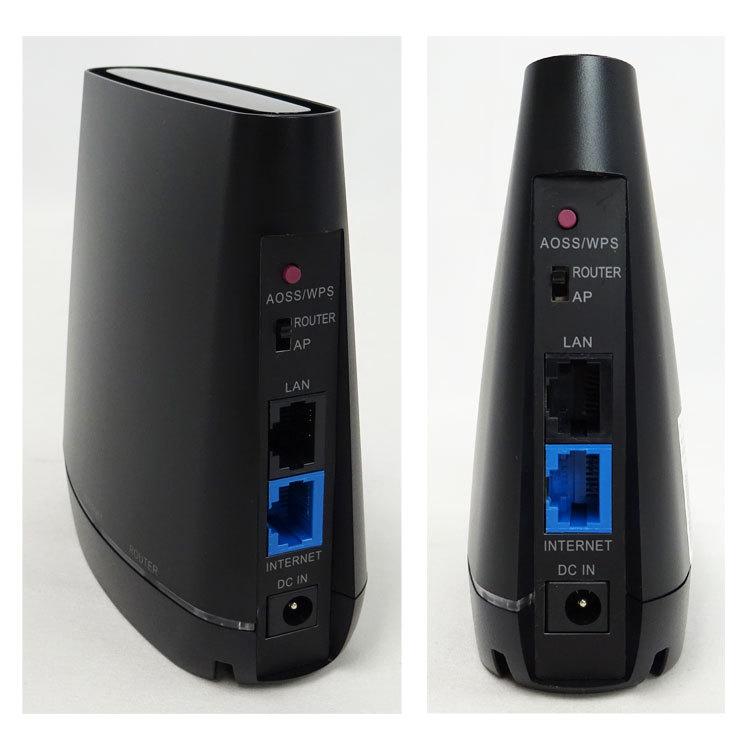 AirStation 【中古】〇即納〇BUFFALO コンパクト無線LAN親機 ブラック