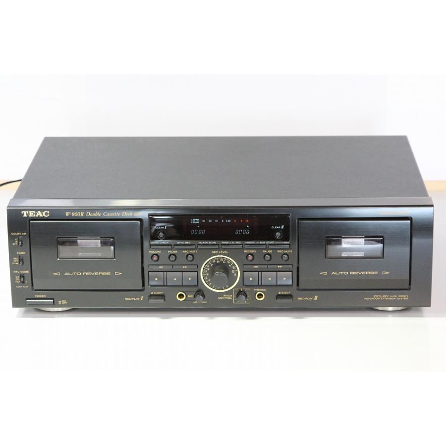 TEAC カセットデッキ ブラック W-860R-B 【中古整備品】 : サンクス