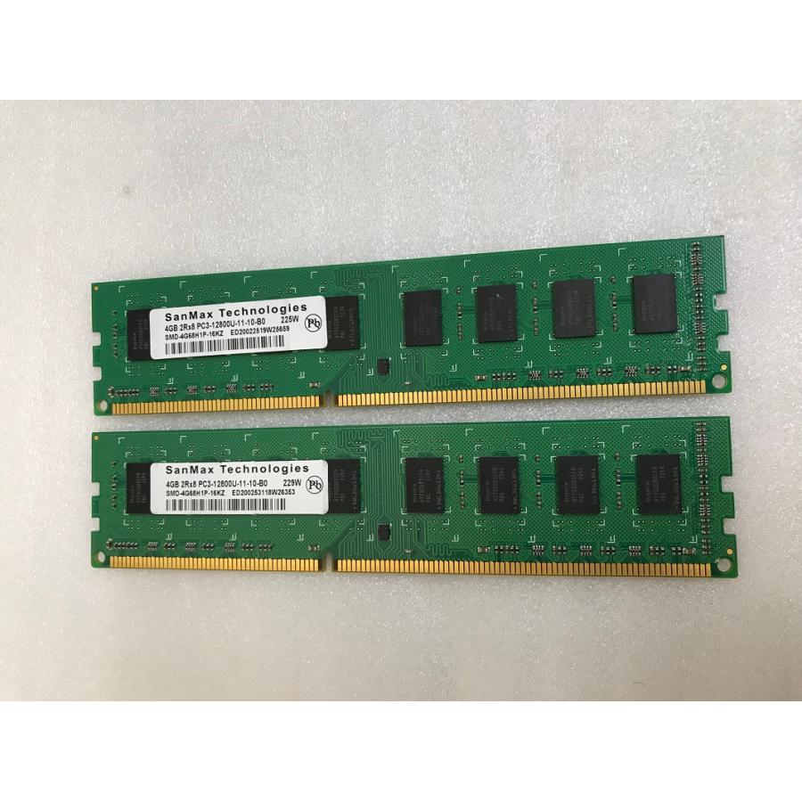SanMax（サンマックス） SANMAX 2Rx8 PC3-12800U 4GB 2枚組 DDR3 8GB