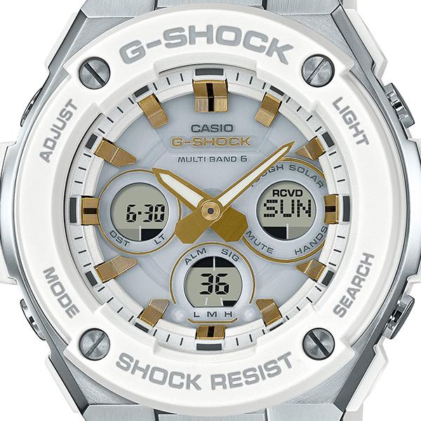 G-STEEL G-SHOCK ミドルサイズ 電波ソーラー メンズ 腕時計 アナログ