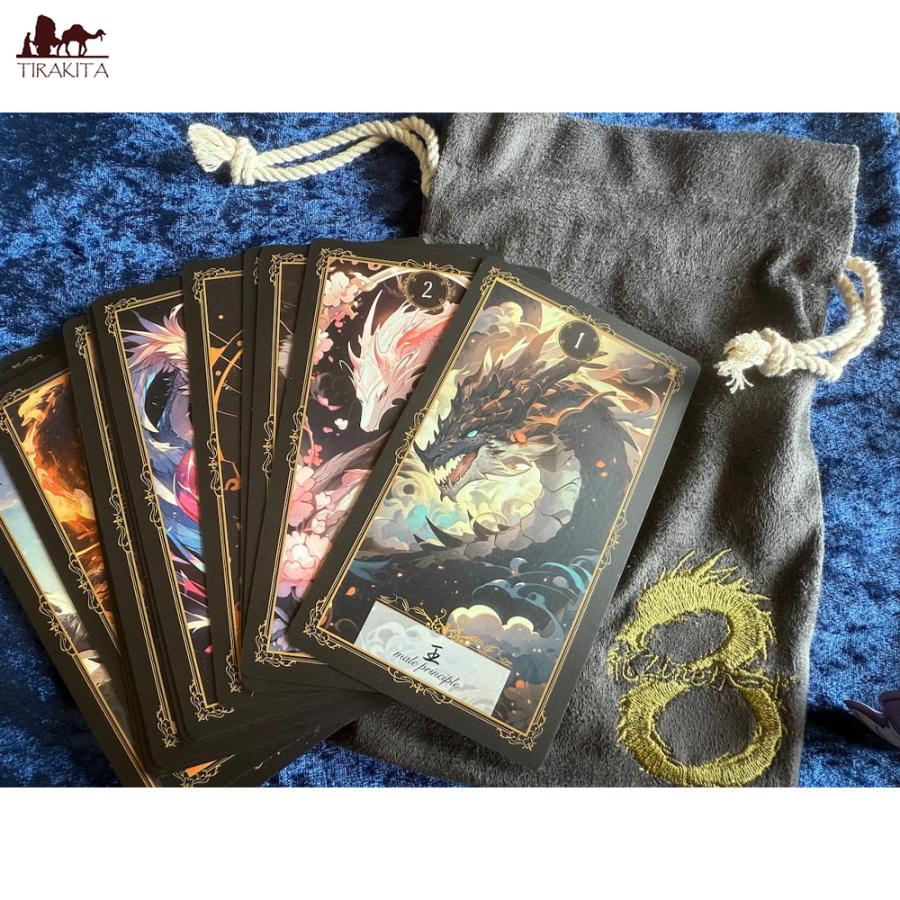 送料無料 オラクルカード 占い カード占い タロット 龍Zineカード