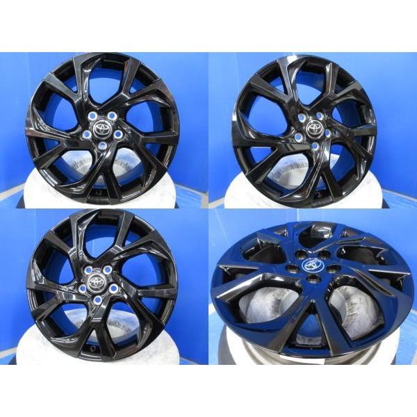ヤリスクロス GRスポーツ 4本 トヨタ純正 黒 18インチ5H 5穴 PCD 114.3