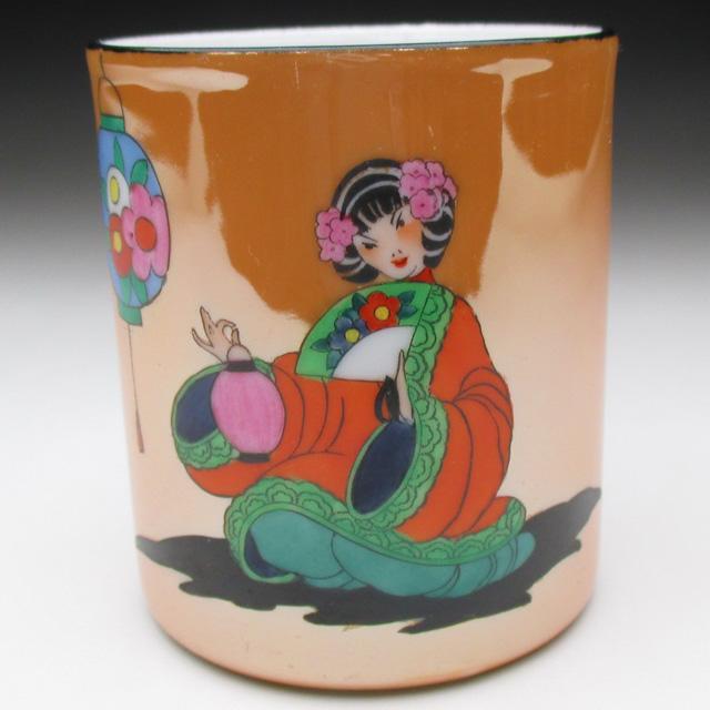 ノリタケ オールドノリタケ デコレディ 東洋人 喫煙具ホルダー