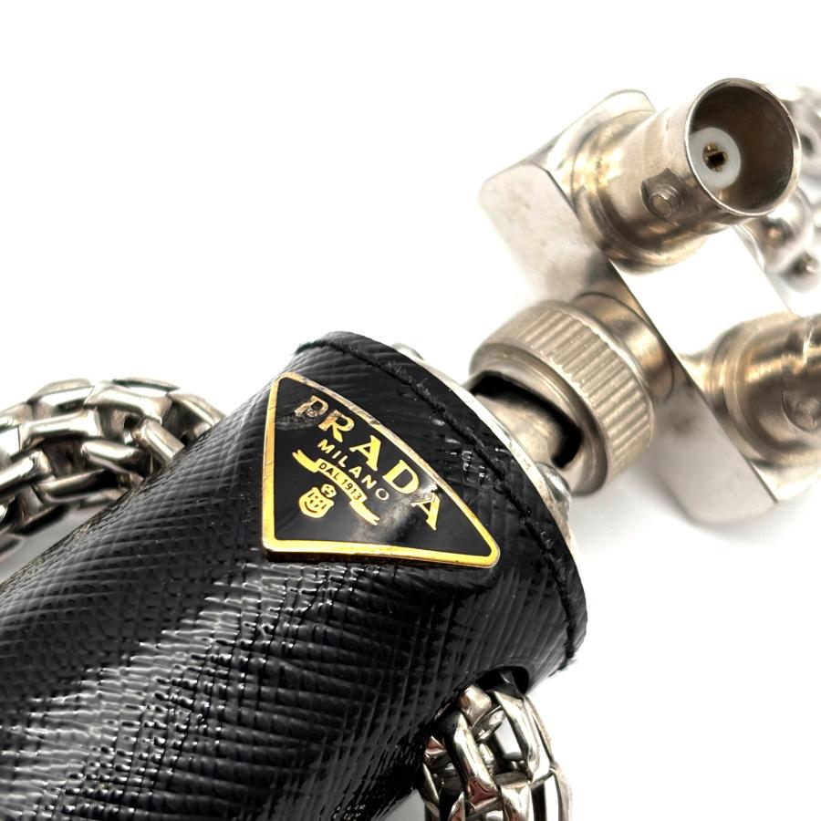 極美品 PRADA プラダ エドワード ロボット キーホルダー バッグ