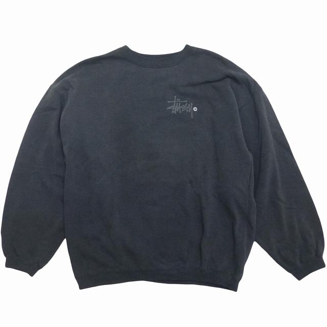 STUSSY（ステューシー） Used 90's 初期白タグ Stussy Stock logo Crew