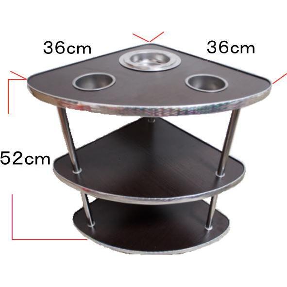 全自動麻雀卓に最適 サイドテーブル 2台セット ドリンクホルダー