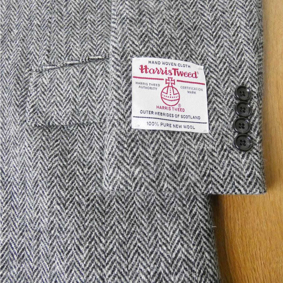 HARRIS TWEED（ハリスツイード） 秋冬 コート グレーヘリンボーン