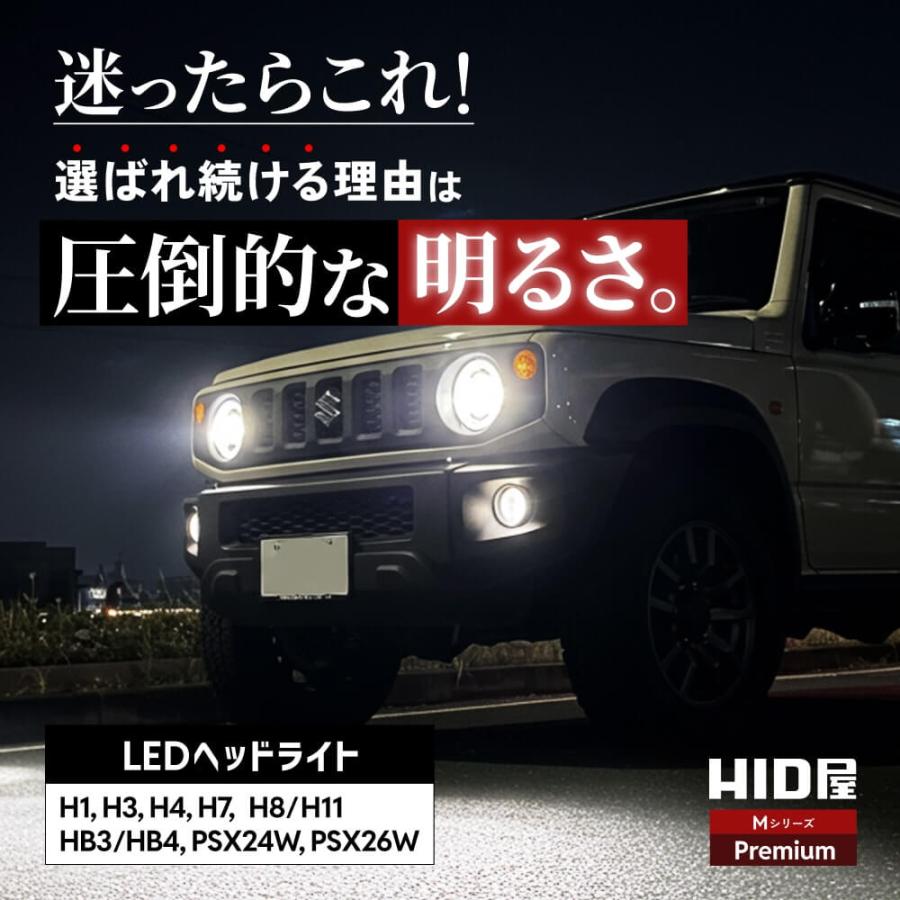 HID屋 爆買 H4 LED バルブ ヘッドライト 60W HID級の明るさ 49600cd