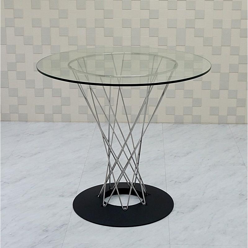 イサムノグチ サイクロンテーブル ガラス天板 直径80cm 丸テーブル