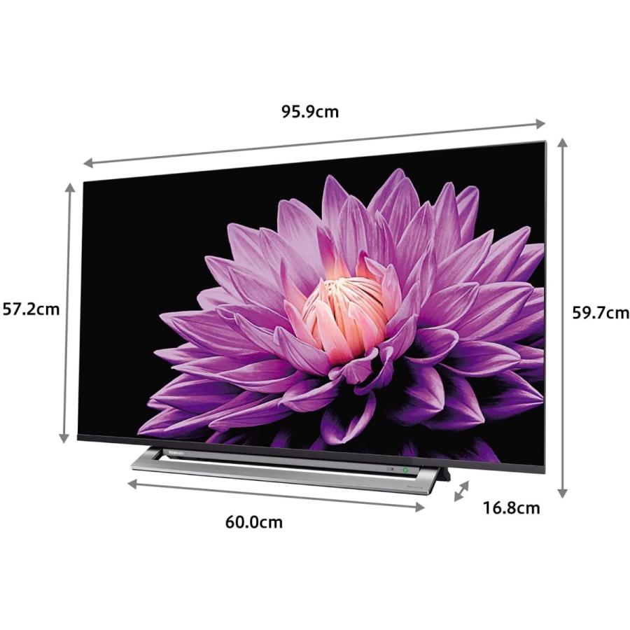 REGZA（レグザ） 東芝 43V型 液晶 テレビ 43M540X 4Kチューナー内蔵 外