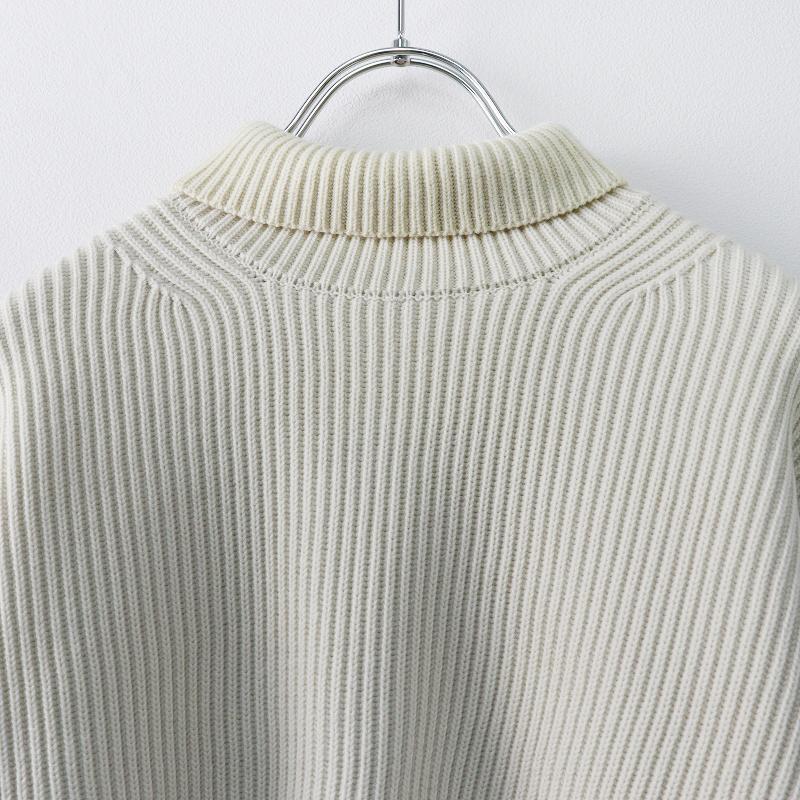 ウィンターセール】オーラリー AURALEE SUPER FINE WOOL RIB KNIT