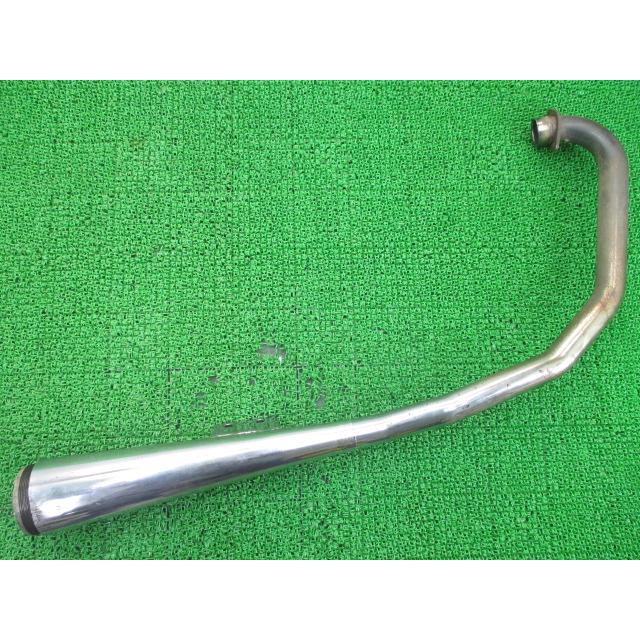 SR400 マフラー 社外 中古 バイク 部品 スーパートラップ風 メガホン