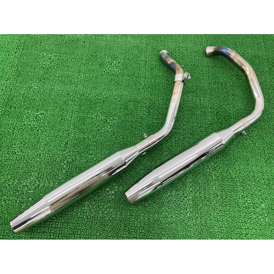 XL883L マフラー 64853-04/64854-04 ハーレー 純正 中古 バイク 部品