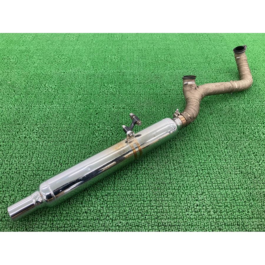 ショベル マフラー 社外 中古 バイク 部品 ハーレー ワンオフ アップ