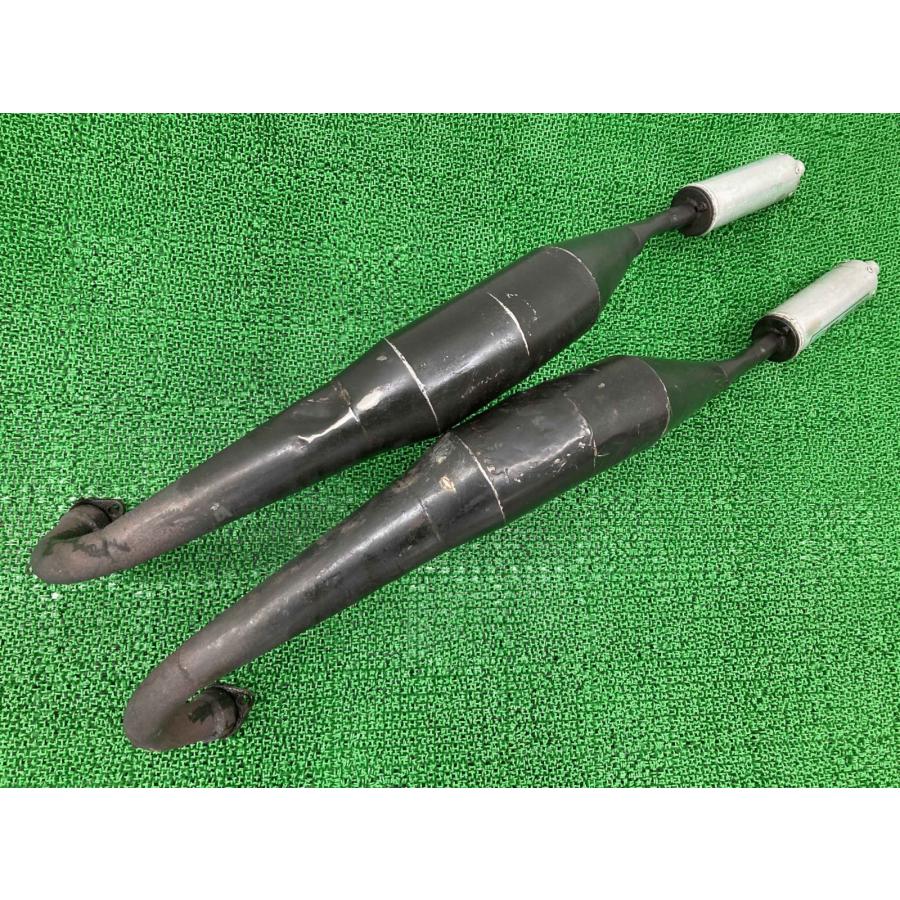 ルーニー製RZ250 チャンバーマフラー 左右 社外 中古 バイク 部品 4L3