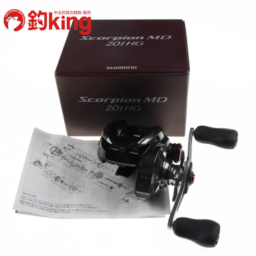 シマノ（SHIMANO） 24 スコーピオン MD 201HG /L148M 極上品 ブラック