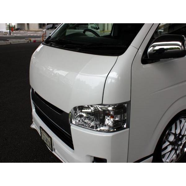 ハイエース 200系 TPD ユーロフェイス ボンネット 塗装済 ナロー 4型