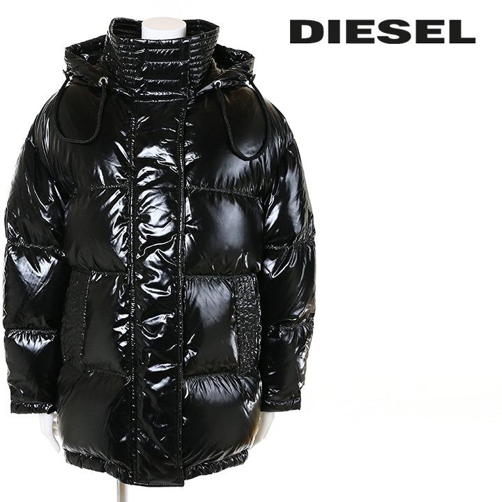 DIESEL（ディーゼル） リアルダウンジャケット レディース 光沢