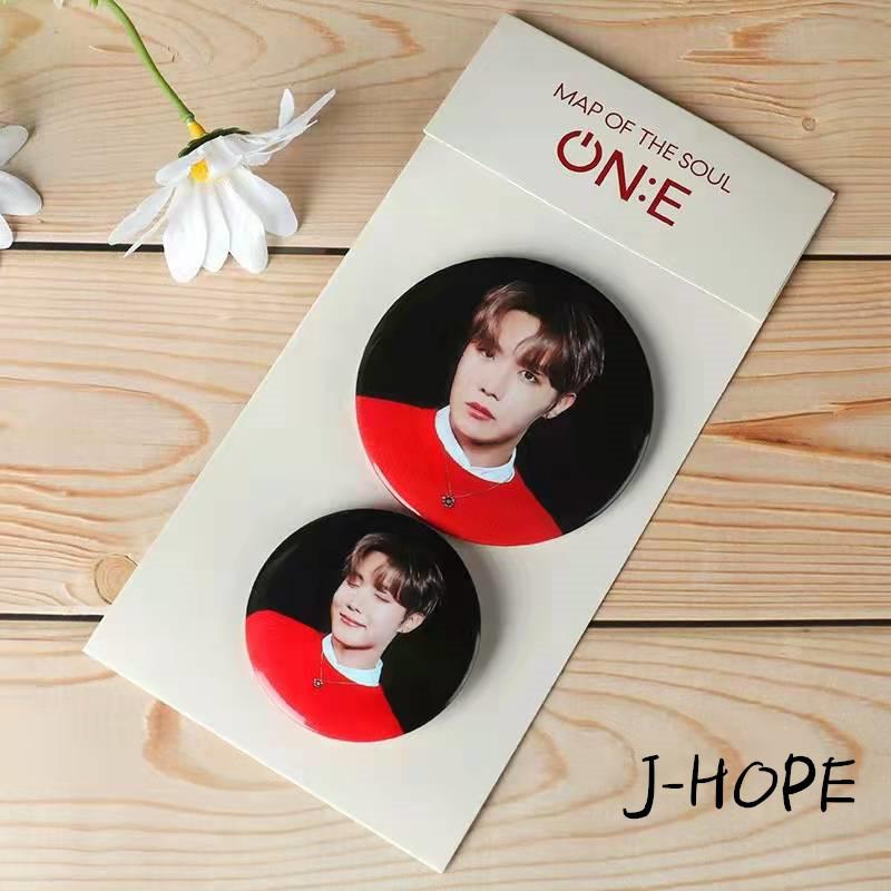 送料無料 BTSグッズ 缶バッジ 2個セット BTS 防弾少年団 缶バッチ 韓流