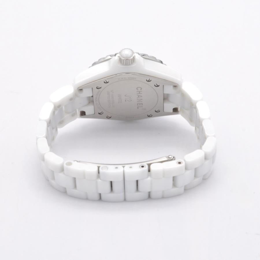 CHANEL シャネル J12 クォーツ 33ミリ QZ ホワイト文字盤 セラミック