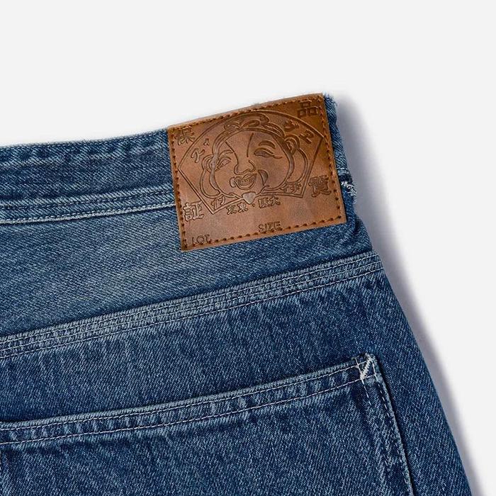 EVISU（エヴィス） ウォッシュ＆ダメージ大黒プリントリラックス