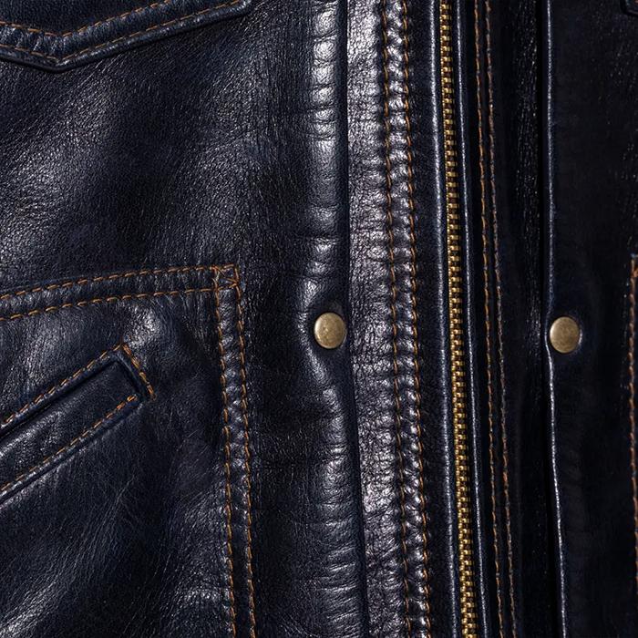 Y'2 LEATHER(ワイツーレザー) INDIGO HORSE Model 60'S DENIM ZIP