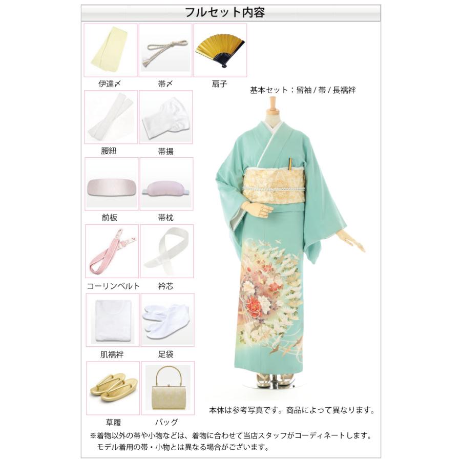 高級 色留袖レンタル 送料無料 ITS-MI094 正絹 黄色 松 結婚式 貸衣装