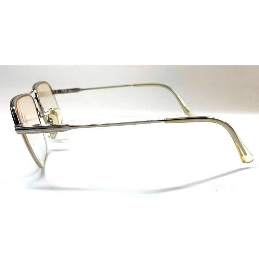 ヴィンテージ 溝彫りフレーム VISTA S-702 S SLY 53mm メガネフレーム