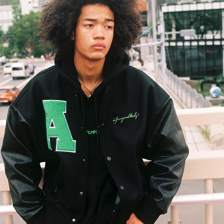 A FEW GOOD KIDS（アフューグッドキッズ） AFGK スタジャン 3DロゴJKT