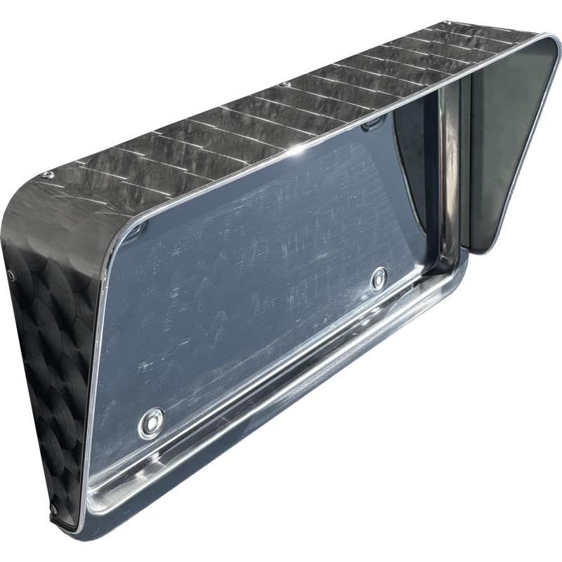 ウロコバイザー付ナンバー枠 大型 : トラックアート歌麿Yahoo!店